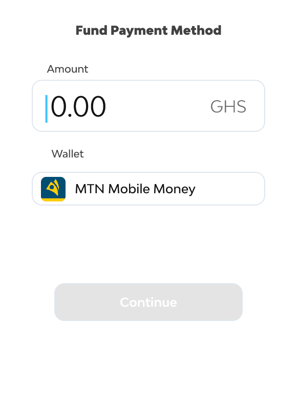 Select Country & Payment Method